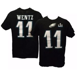 New Super Bowl LII Carson Wentz #11 Eagles MENS Size S
